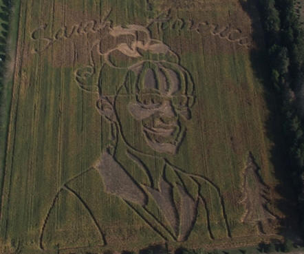 Sarah Palin Corn Maze in Ohio